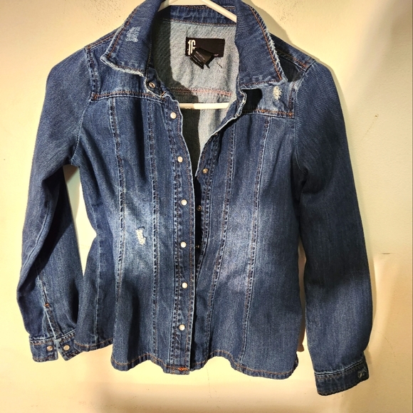 1G womems jean jacket size small - Picture 1 of 4